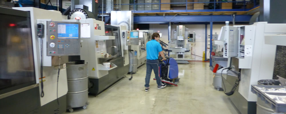 Industrial and factory cleaning